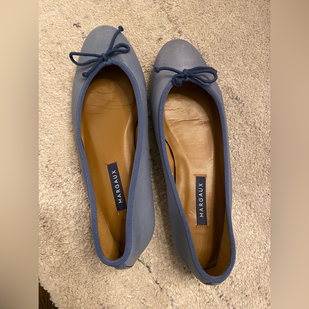 Margaux The Demi Ballet Flat Cerulean Nappa size 38